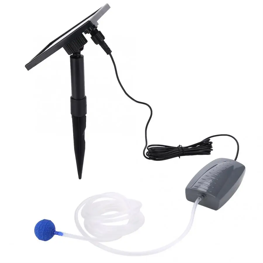 Солнечная энергия воздушный камень кислородный аэратор ed пруд Оксигенатор