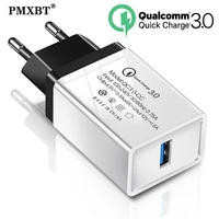 18w usb charger quick charge 3 0 eu plug mobile phone travel wall fast charger power adapter for iphone 11 samsung xiaomi huawei