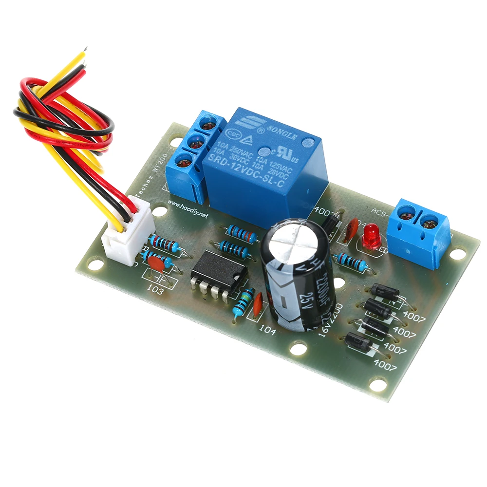 

Liquid Level Controller Water Level Detection Sensor Module 9-12V AC or DC 12-15V Relay Controller Water Level Controller