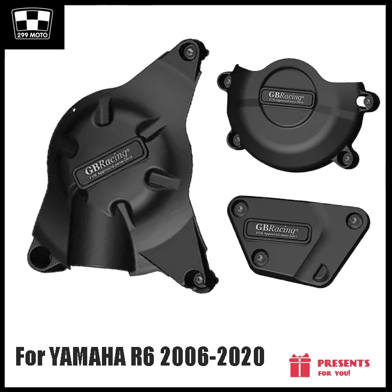 Защитный комплект крышки двигателя мотоцикла для YAMAHA YZF600 YZF R6 2006 2020|Крышка мотора|