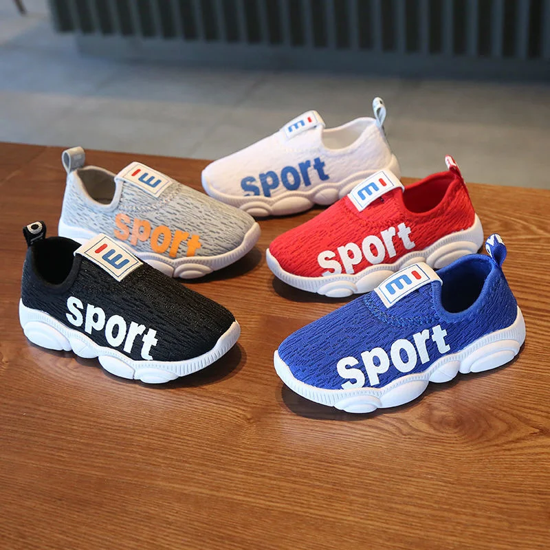 Новинка 2019 детская спортивная обувь мужские сетчатые дышащие осенние детские