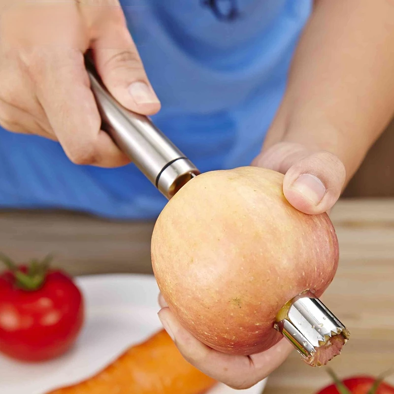 

3 Seconds Apple Corer 304 Stainless Steel Apple Corer Fruit Core Removed Device