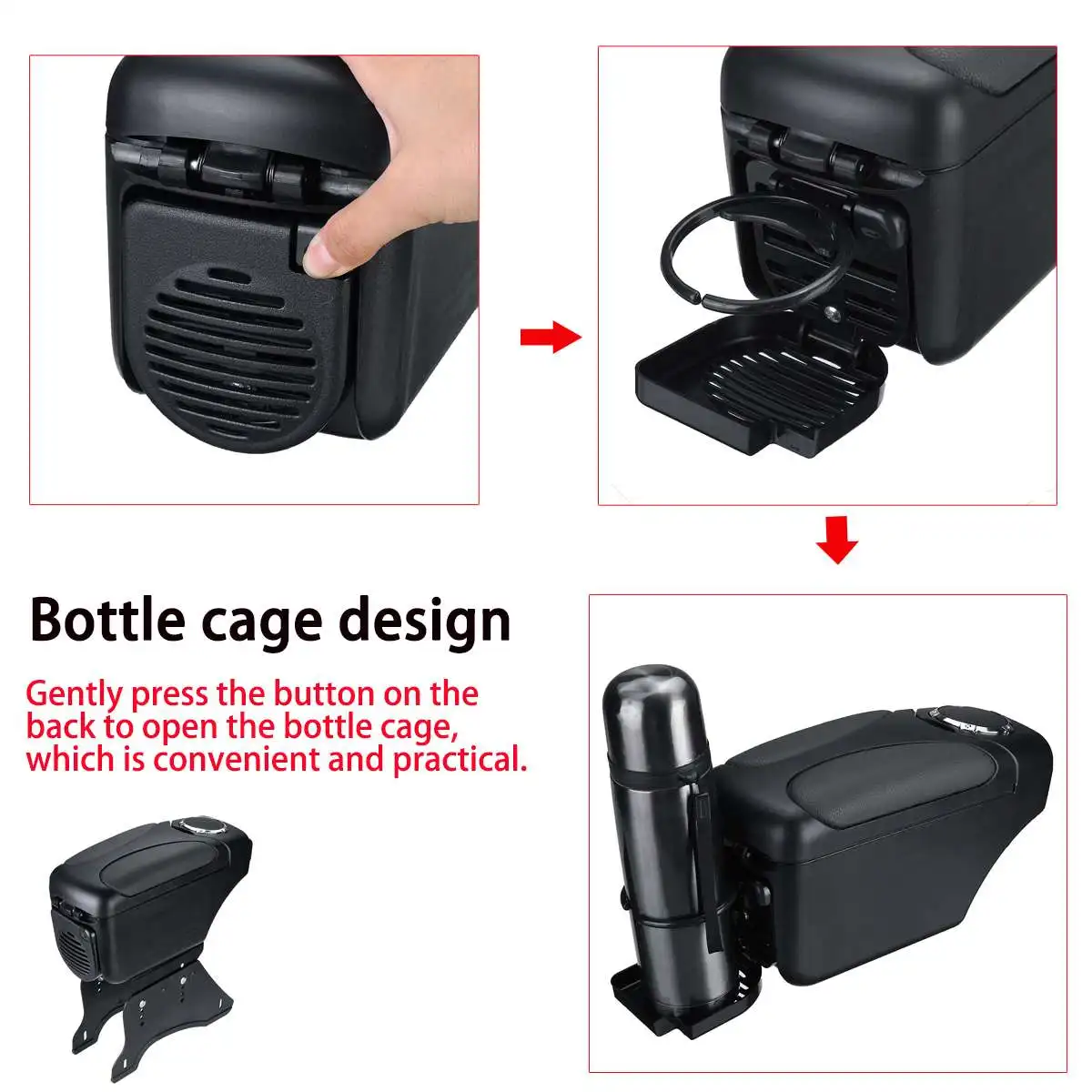 Универсальный подлокотник для автомобиля центральная консоль салона