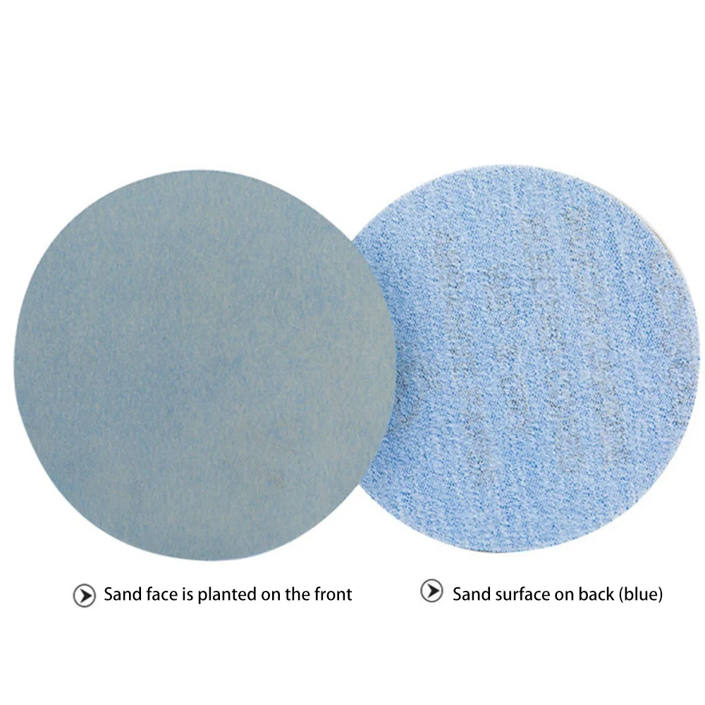 50/100 шт./компл. песок Бумага круглый Форма 125 мм Шлифовальные диски на застежке