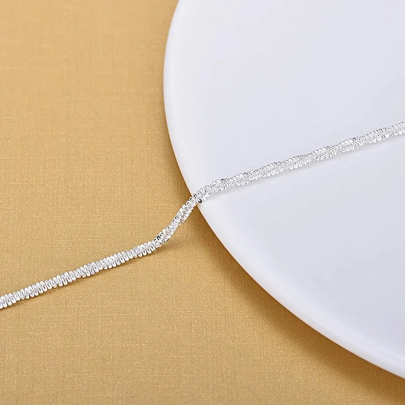 1 шт. 2019 модный дизайнерский женский серебряный браслет-цепочка 3 мм со змеиным