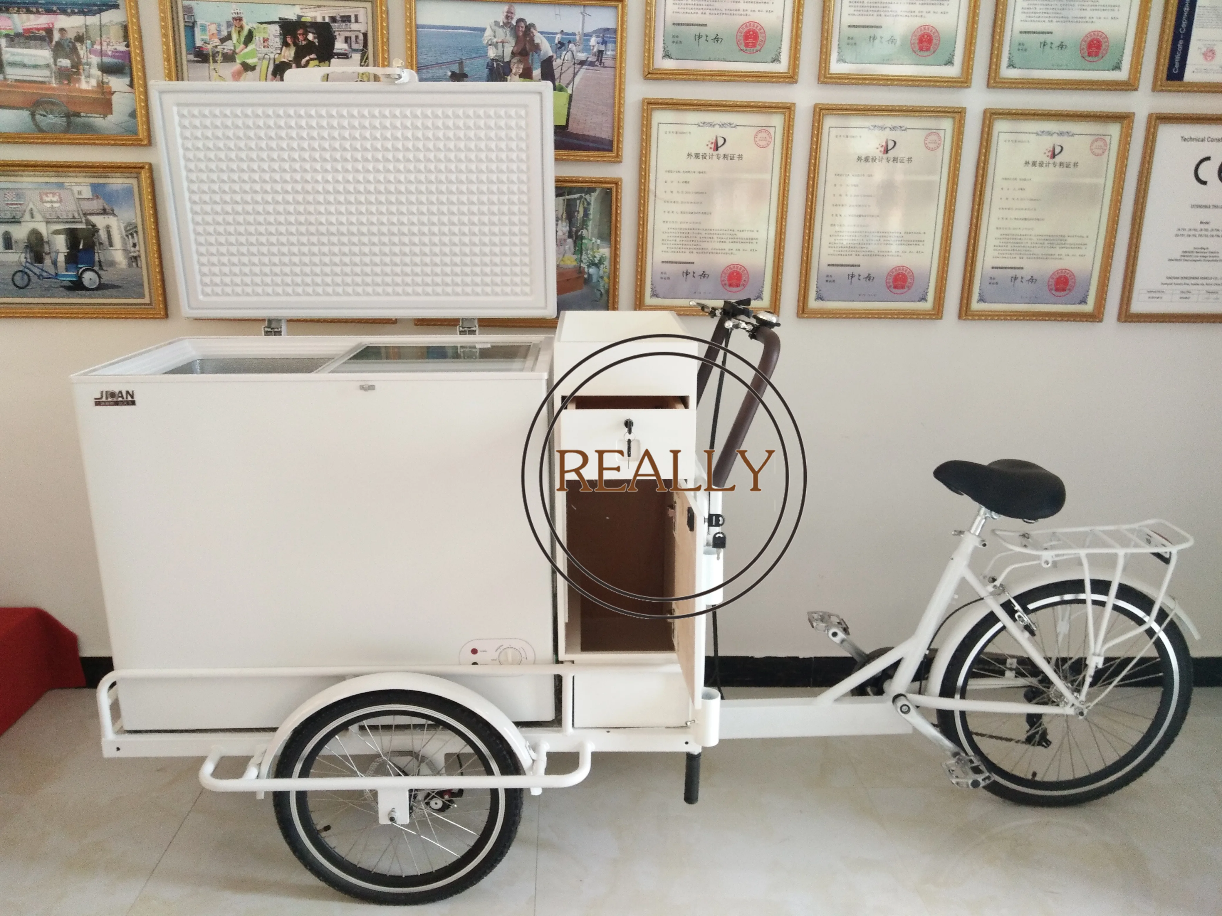 Трехколесный Электрический Грузовой Велосипед семейный взрослый трехколесный