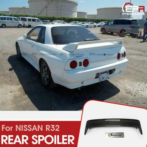 Автомобильные аксессуары для Nissan R32 Skyline GTR OE Style Carbon Glossy &amp FRP Неокрашенный задний