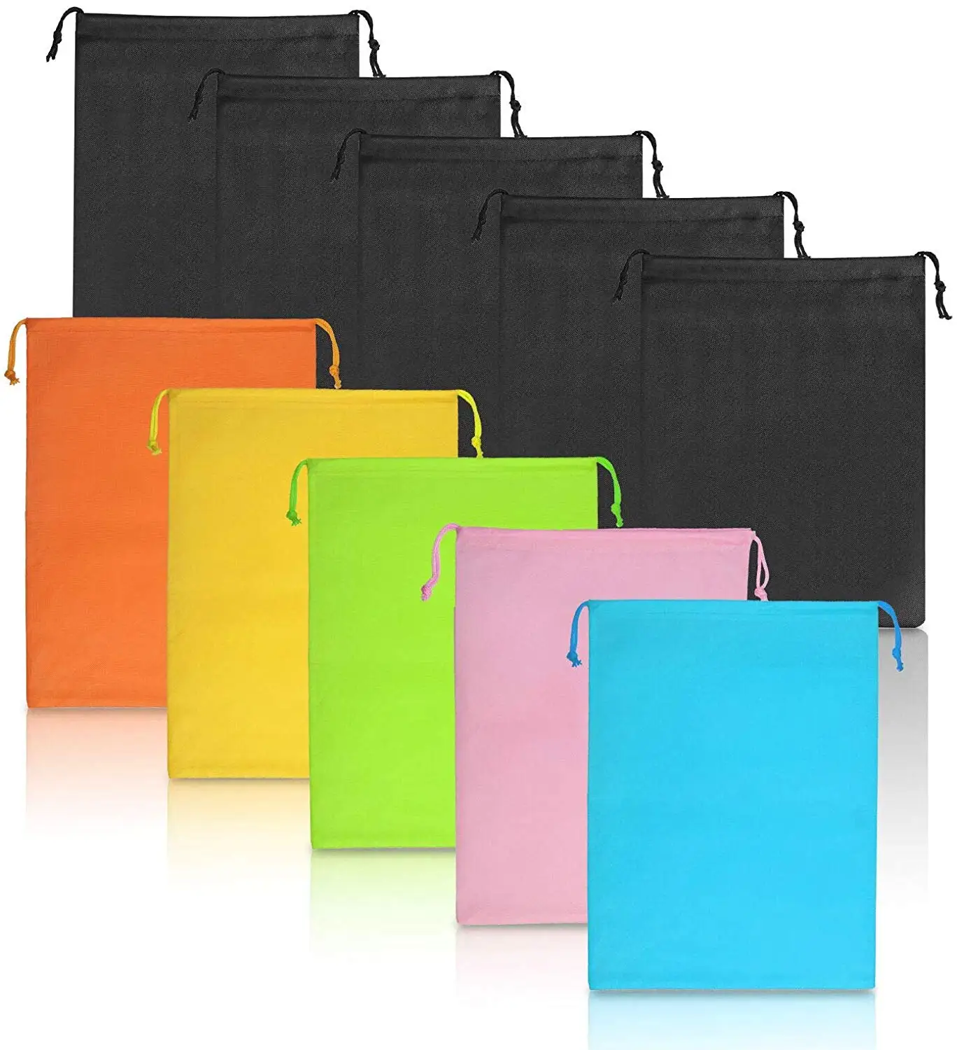 10 шт. сумки для обуви портативный дорожный органайзер Нетканая сумка хранения со