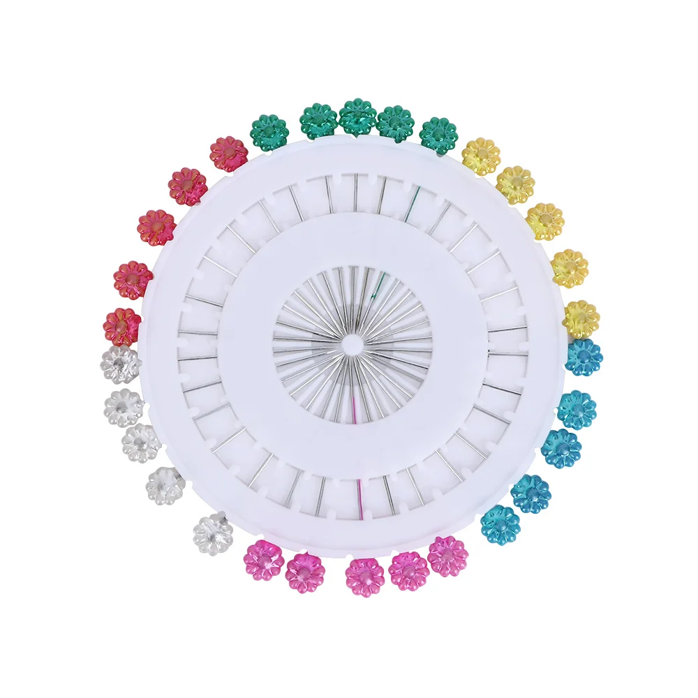 30 шт. разноцветные булавки с прямой головкой Свадебный корсаж для шитья