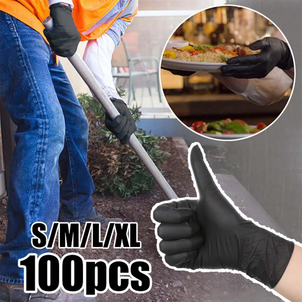 

Перчатки резиновые одноразовые для уборки дома, 100 шт.
