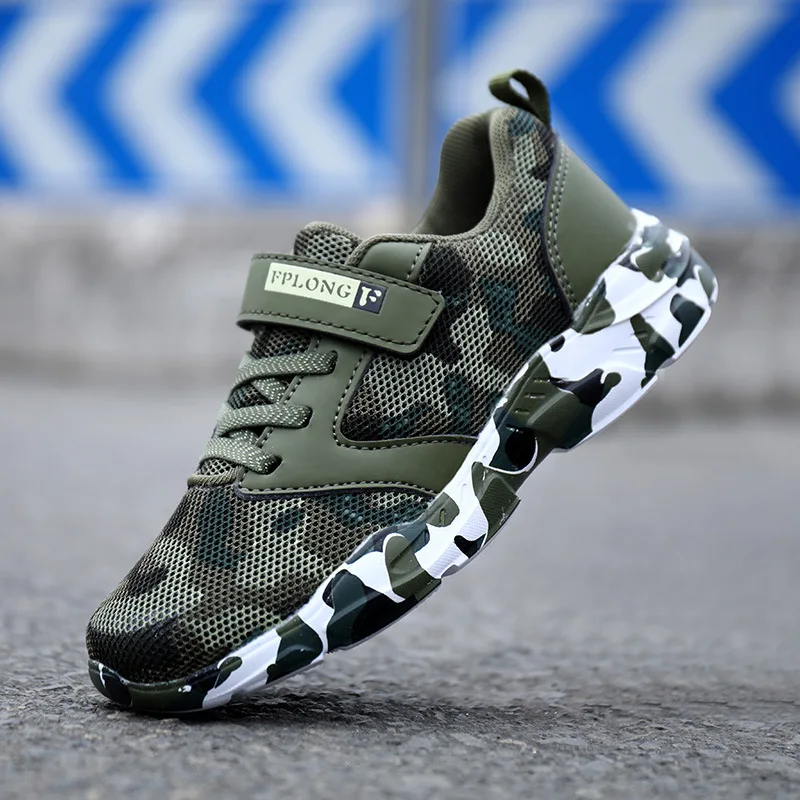 Spring New Children Fashion Kids Camouflage Sneakers for Boy Girl Sports Shoes Baby Breathable Casual | Детская одежда и обувь