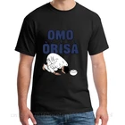 Стильная футболка Omo Orisha для мужчин, Повседневная летняя рубашка с коротким рукавом, в стиле хип-хоп
