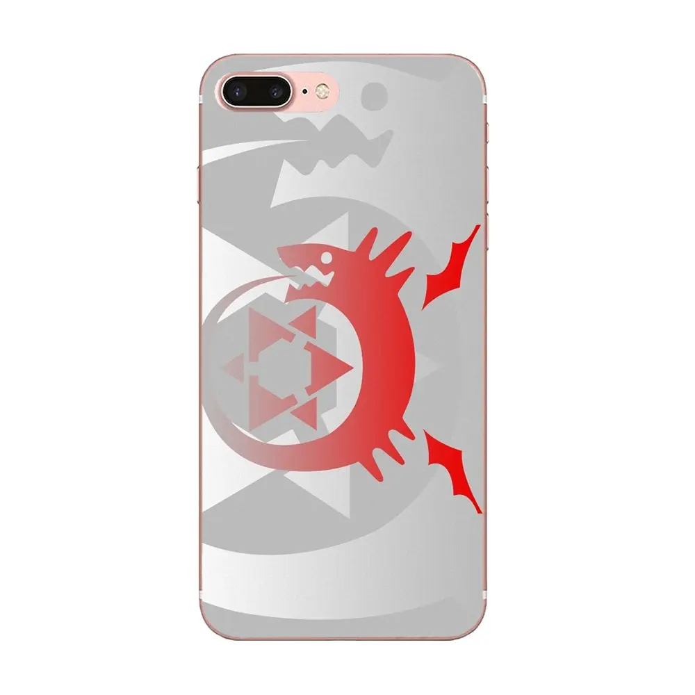 Полностью металлический Алхимик Ouroboros символ для iPhone 11 Pro 4 4S 5 5S SE 5C 6 6S 7 8X10 XR XS Plus Max