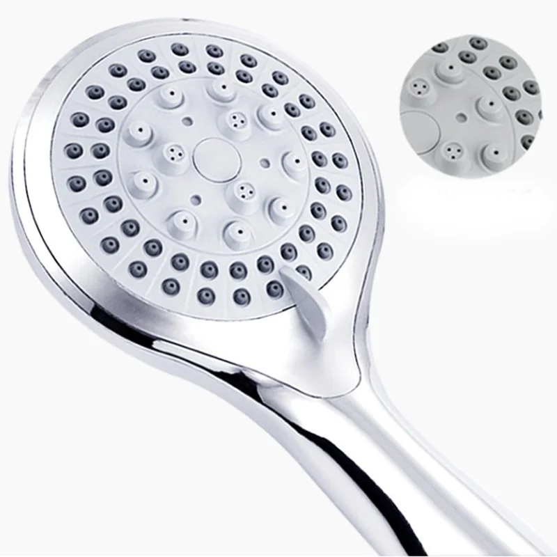 

5 speed Adjustable Shower Head Large Panel High Quality Bathroom Shower Head Accessories Showerhead Hose Holder Set