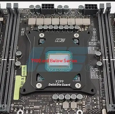 IceManCooler 7820 7900 7920 7820X 7980X Delid Die Guard cpu открытая крышка протектор Intel LGA 2066 cpu X299 поддержка, рекомендуем - Цвет: 7900 below series