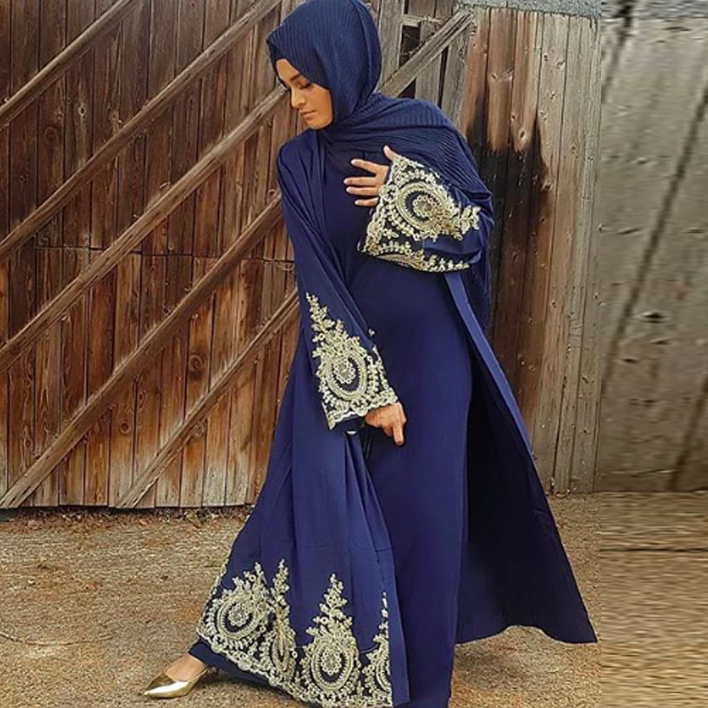 Кружевное кимоно Abaya кардиган Саудовская Аравия африканские платья для женщин