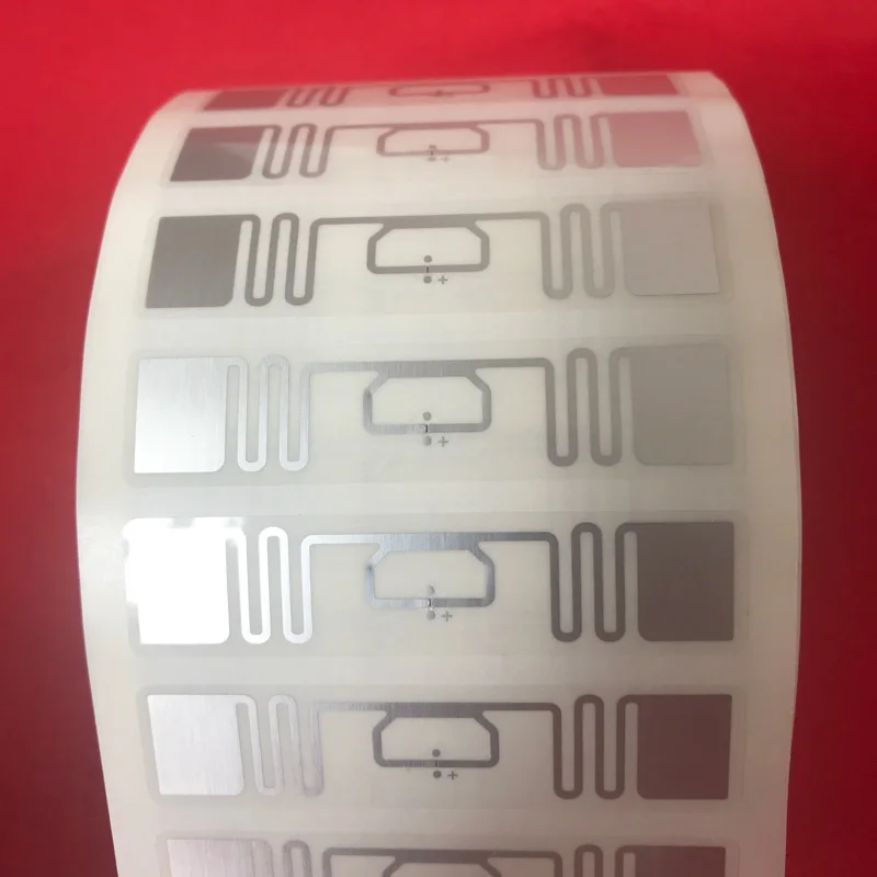 

100pcs Monza ER62 UHF Electronic Tag Passive radio frequency tags UHF 6C G2 tags Monza ER6 wet label RFID label