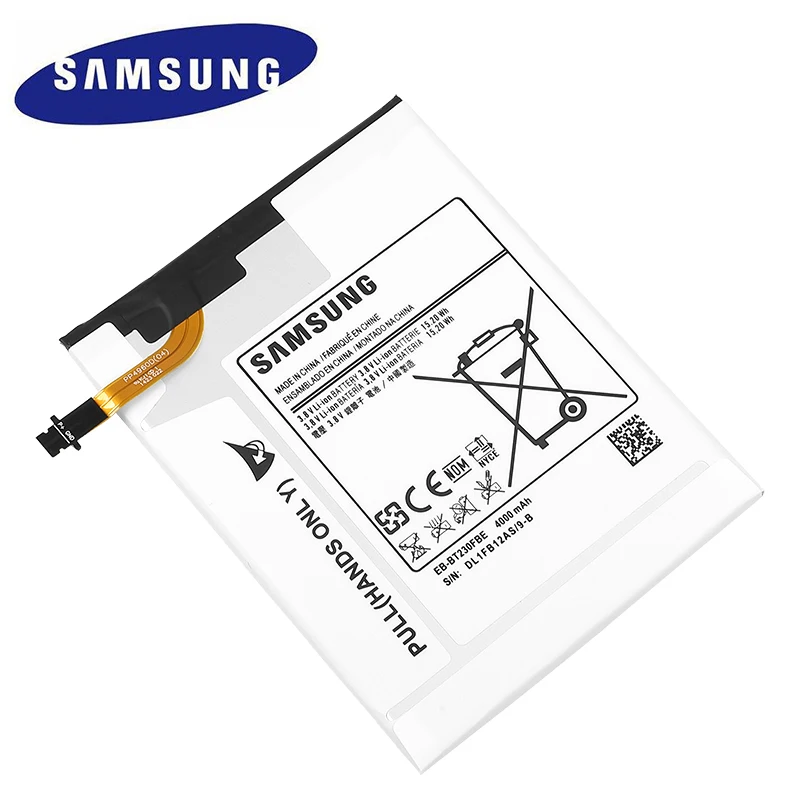 EB-BT230FBE samsung планшет Батарея для samsung Galaxy Tab 4 7,0 7," T230 T231 T235 SM-T230 SM-T231 SM-T235 Батарея 4000 мА-ч