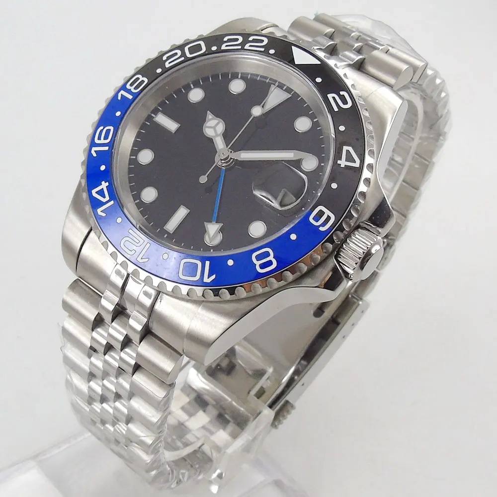 

Часы мужские механические с сапфировым стеклом, 40 мм