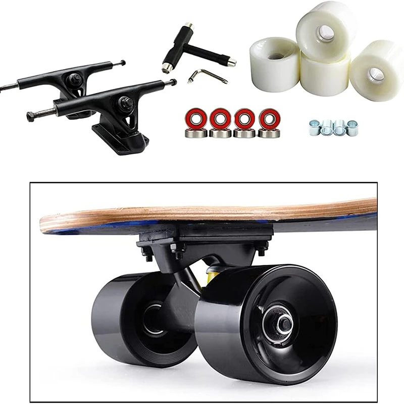 8-дюймовая мостовая вешалка для скейтборда грузовиков полиуретановые колеса