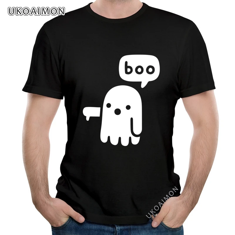 

Низкая цена, футболки для вечеринок Boo White, футболка на заказ для взрослых, удобные простые футболки, подарок для парня