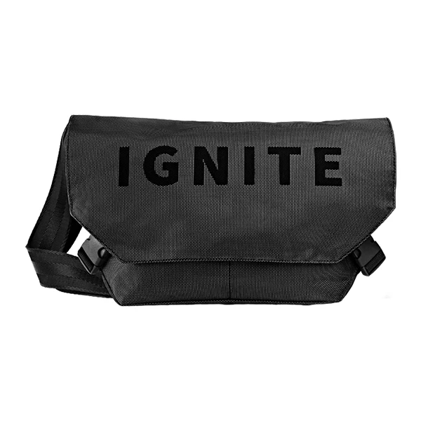 Черный Xiaomi IGNITE спортивный открытый рюкзак на одно плечо мужская спортивная сумка Многофункциональный рекреационный рюкзак на одно плечо - Цвет: Черный