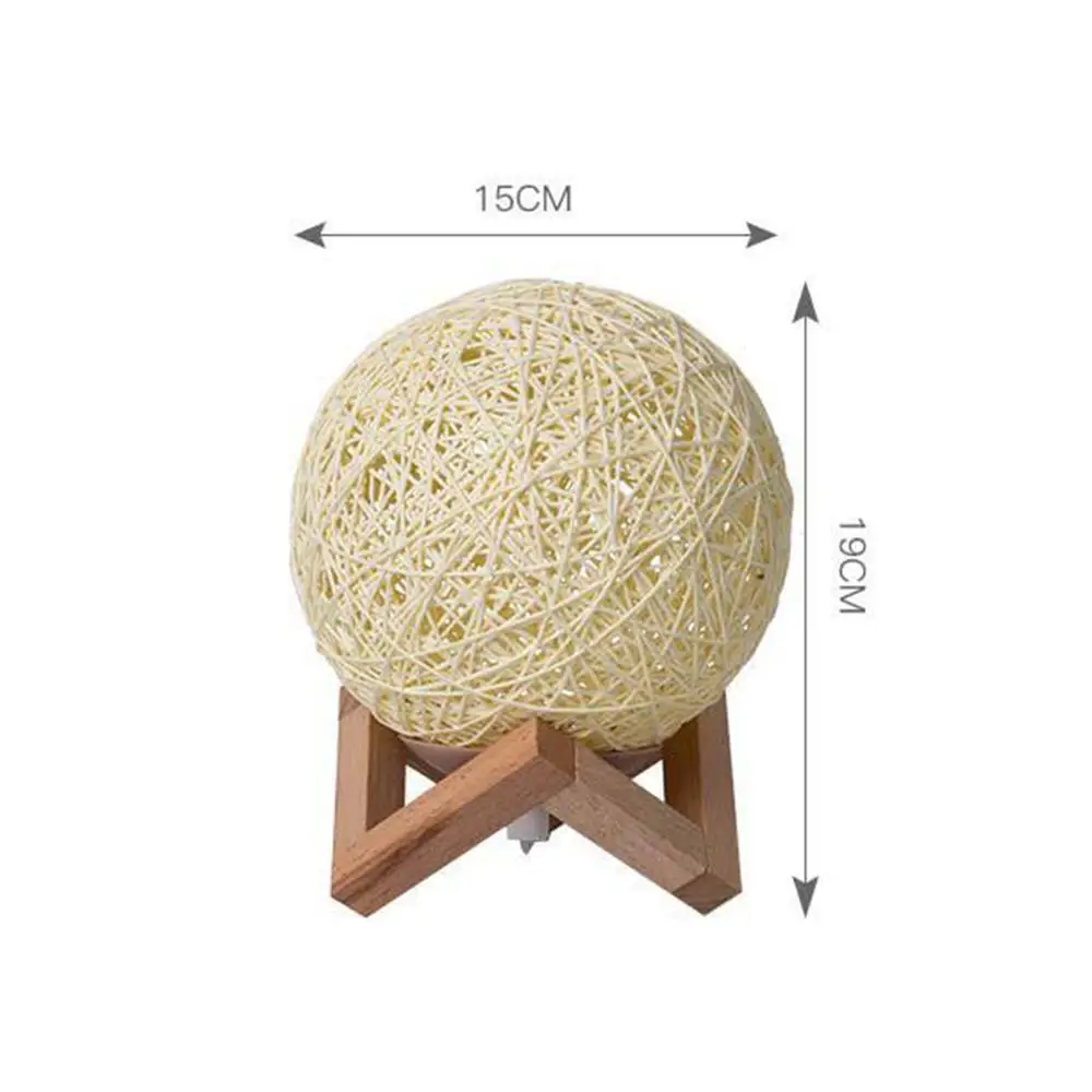 Перезаряжаемая светодиодная хлопковая гирлянда в виде шара 4 цвета