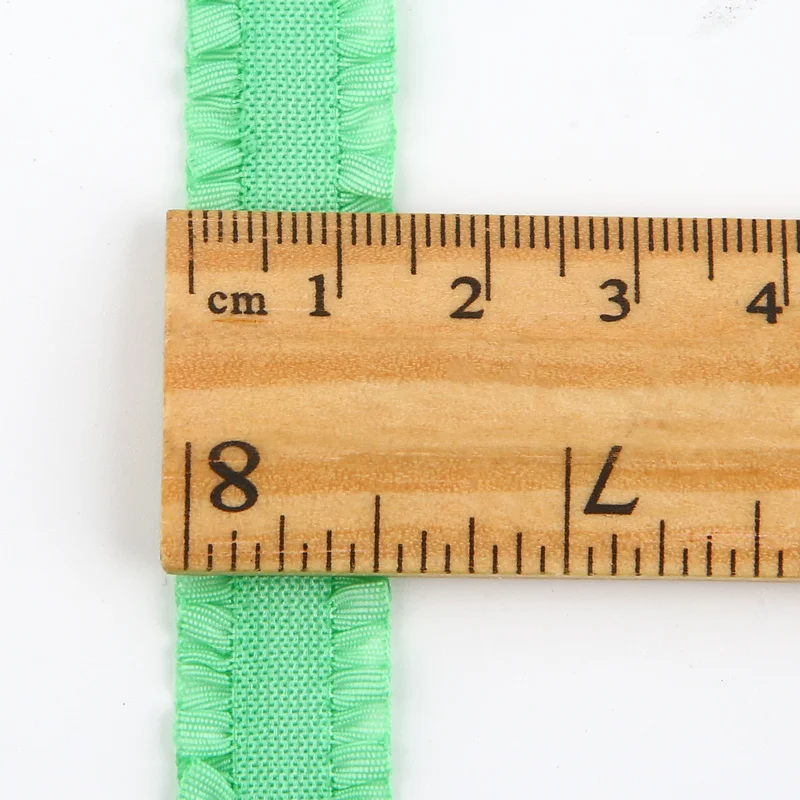 1 м белая эластичная лента с оборками из полиэстера 14 мм широкая для шитья одежды