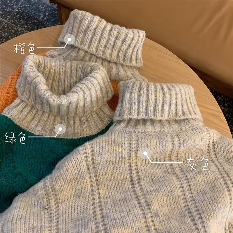 

New Female Sweater Women Winter Pullover Knitting Overszie Long Sleeve Girls Tops Loose Sweaters Knitted Outerwear Thin Sexy