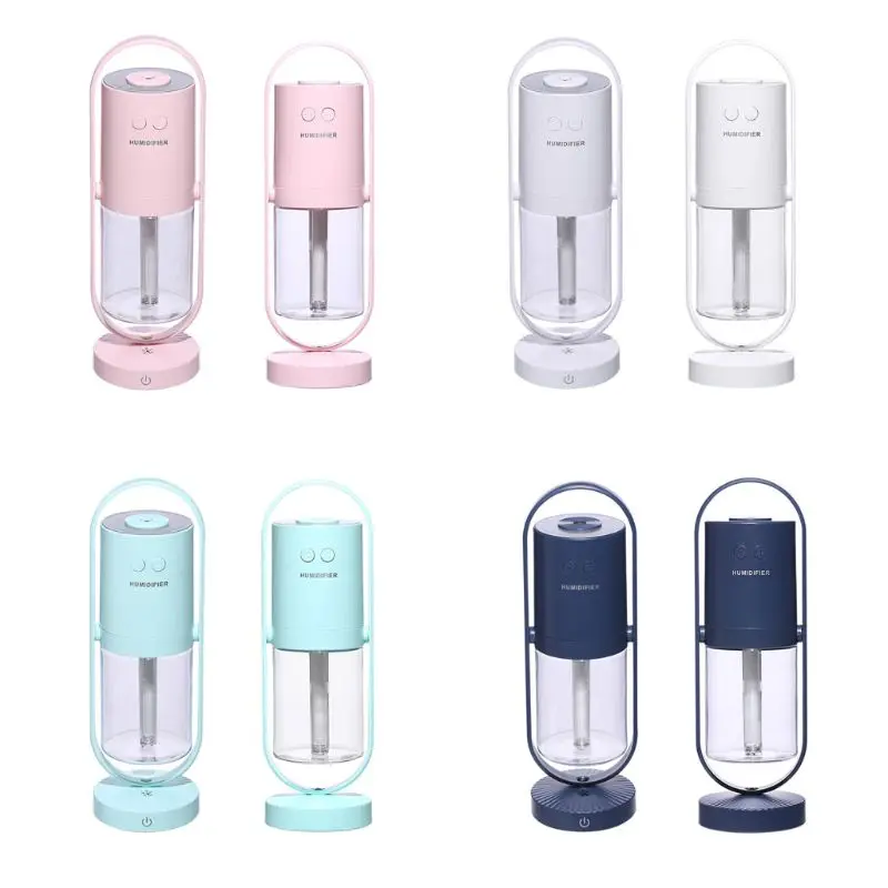 

200ml Mini Air Humidifier with LED Lights Aroma Diffuser Portable Mist Purifier