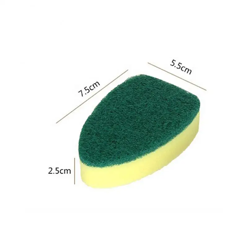 1 шт. кухонная щетка для мытья посуды Сменная Губка двухсторонняя губка