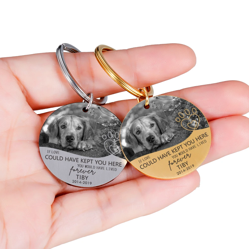 Брелок для домашних питомцев персонализированный с именем идентификацией по