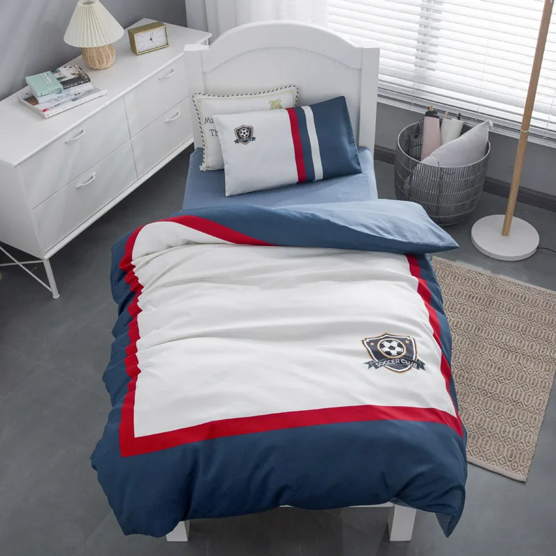 

Pure Soft and Breathable Cotton Three-piece Suit Without Inner Core Kindergarten Children's Bedding Set Baby Cartoon Nap Winter