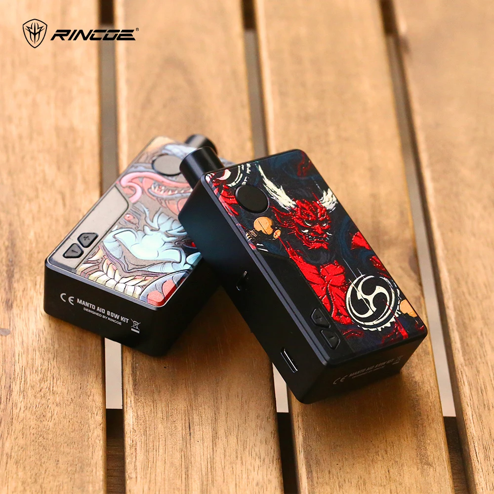Original Rincoe Manto AIO 80W Kit No 18650 Battery 3ml For RBA Coil 0.3ohm 1.2ohm Electronic Cigarette VS Smoant Pasito Pod | Электроника