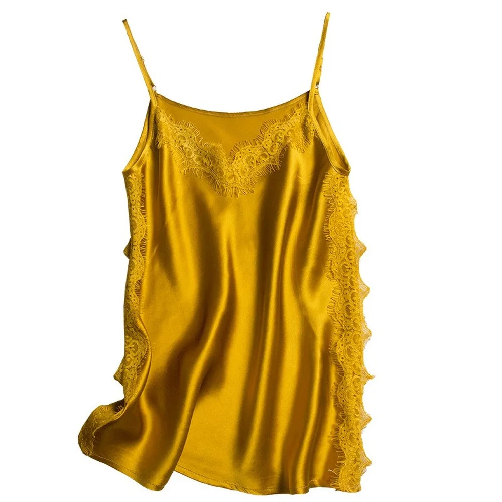 Heavy Weight Satin Silk Vest Women's Feeling Mulberry Silk Sling 2021 Fashion New