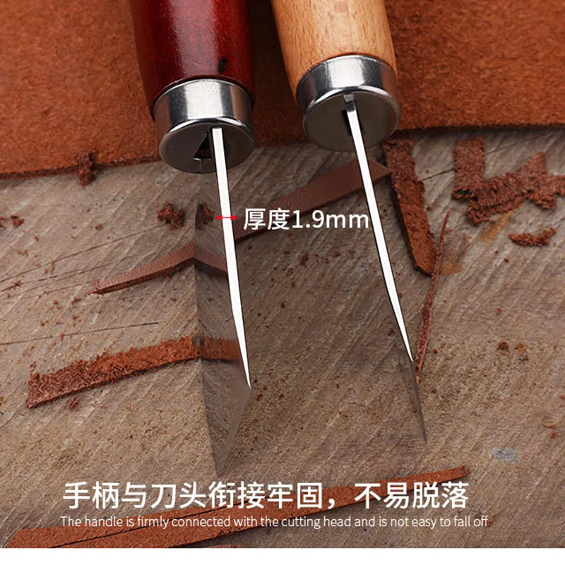 Нож для резки кожи из нержавеющей стали |