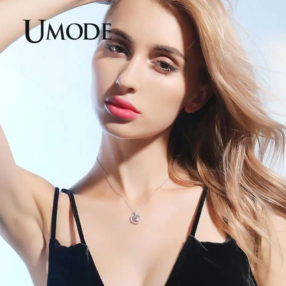 UMODE круглые винтажные ожерелья и подвески для женщин богемное ожерелье на