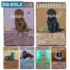 Металлические таблички с изображением собак, жестяные таблички для украшения дома, паба, SQ-DGLZ