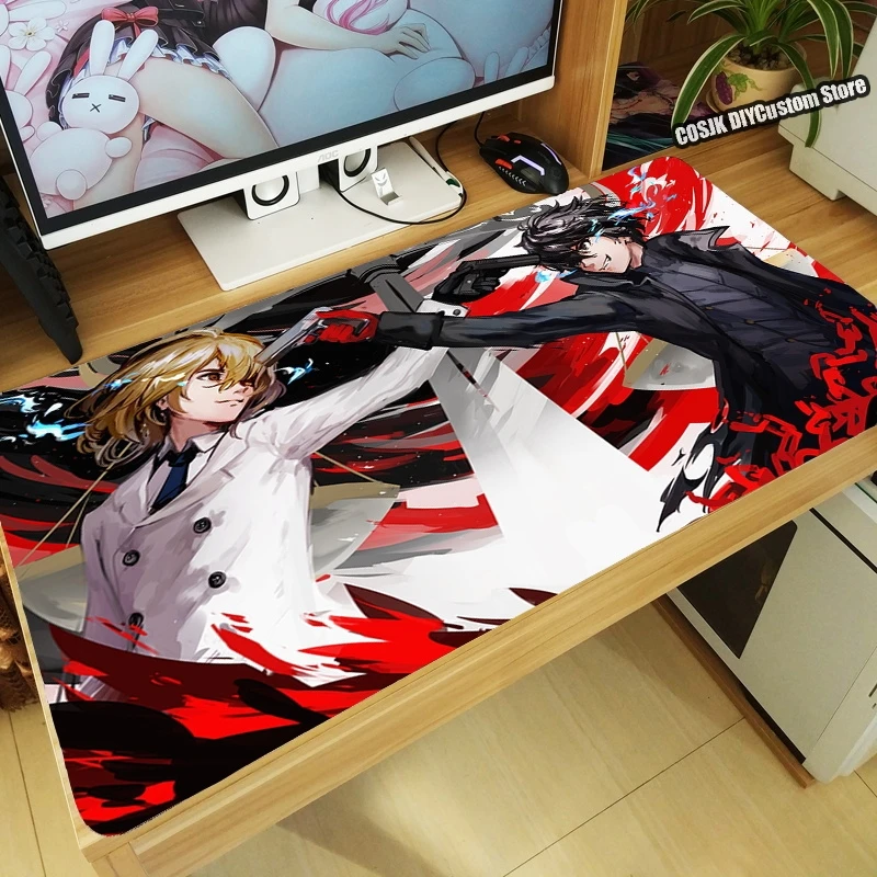 Новинка коврик для мыши аниме Persona 5 Anne Takamaki Ryuji Sakamoto Amamiya Ren утолщенный ПК милый