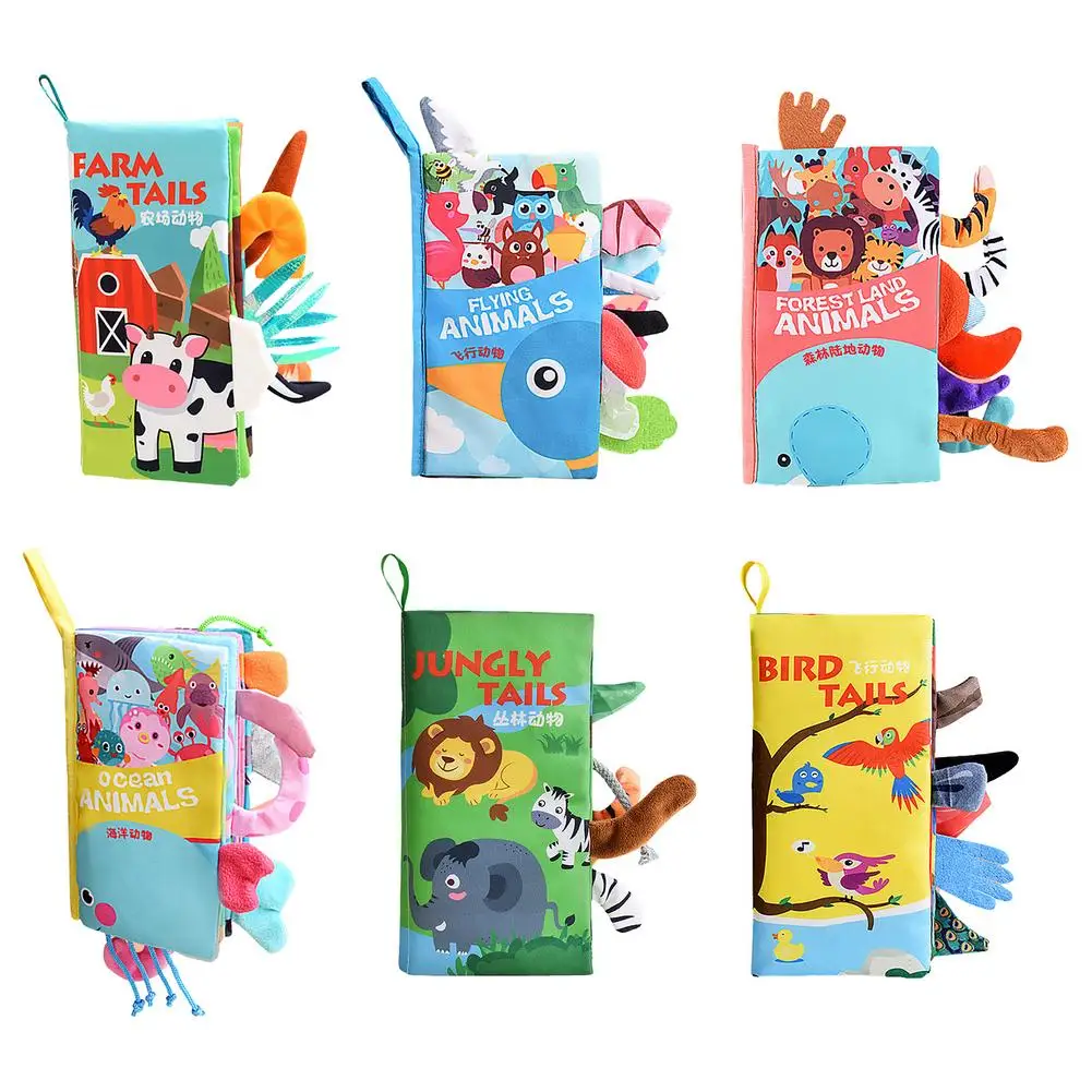 

Детская книга для новорожденных 0-12 месяцев, детские игрушки, развивающая Мягкая книга, детские мягкие игрушки Монтессори, игрушки для детей