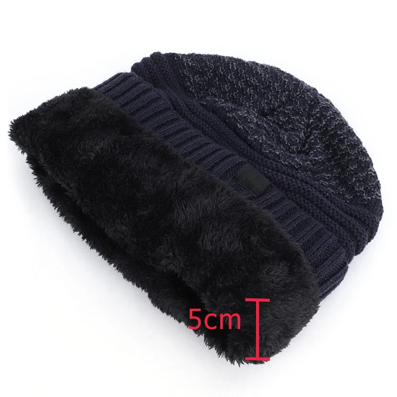 Мужская зимняя шапка 2019 бархатная хлопковая с ярлыком для мужчин и женщин