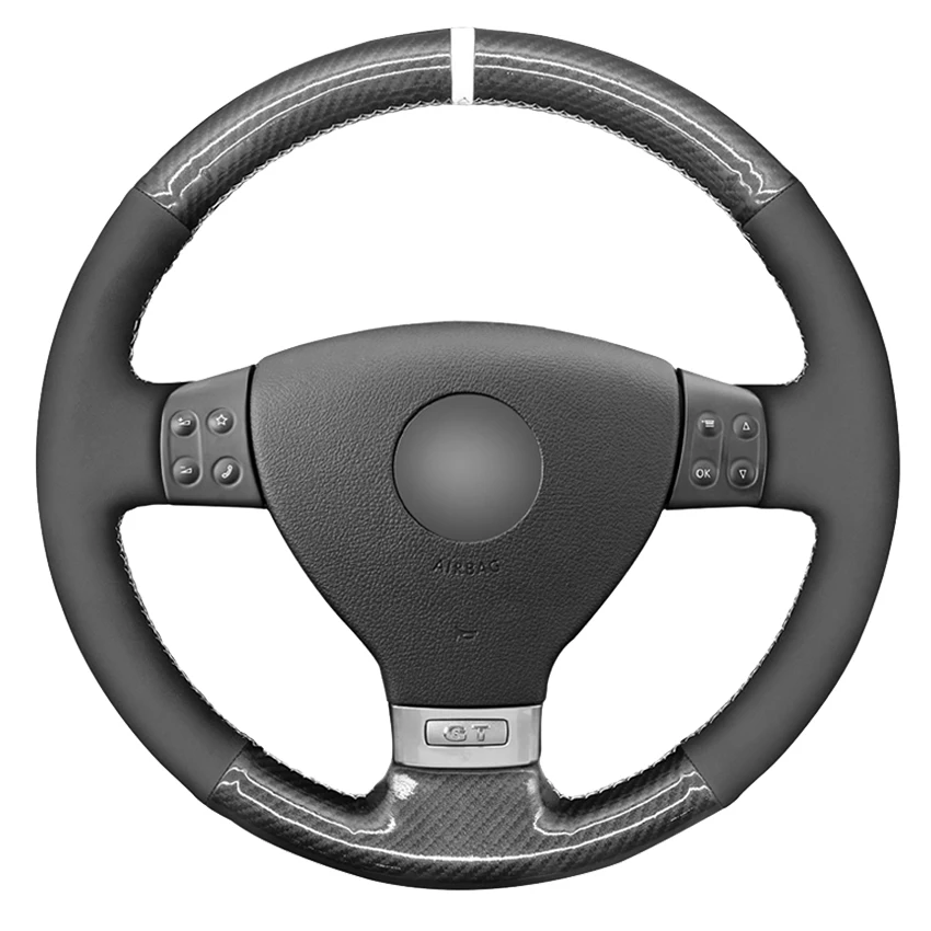 Черное углеродное волокно, черная замша, искусственная кожа для Volkswagen Golf 5 Mk5 Sagitar Magotan Passat B6 Jetta5 Mk5 Tiguan