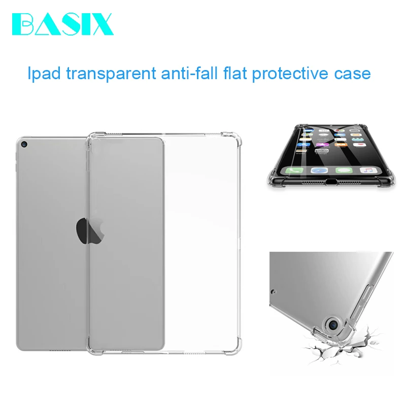 Чехол для планшета iPadPro 10 5 2019 дюймов прозрачный силиконовый чехол iPad 2018 2017 Air 3 2 Mini