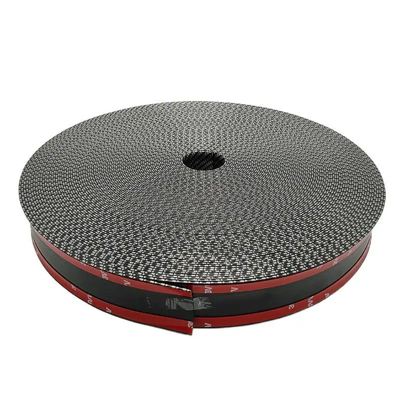 

Car carbon fiber threshold 5cm body anti-collision decorative stickers car welcome pedal anti-stepping strip