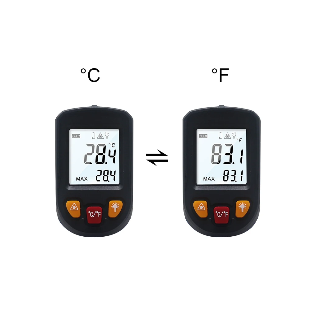 Цифровой пищевой инфракрасный термометр Бесконтактный измеритель температуры