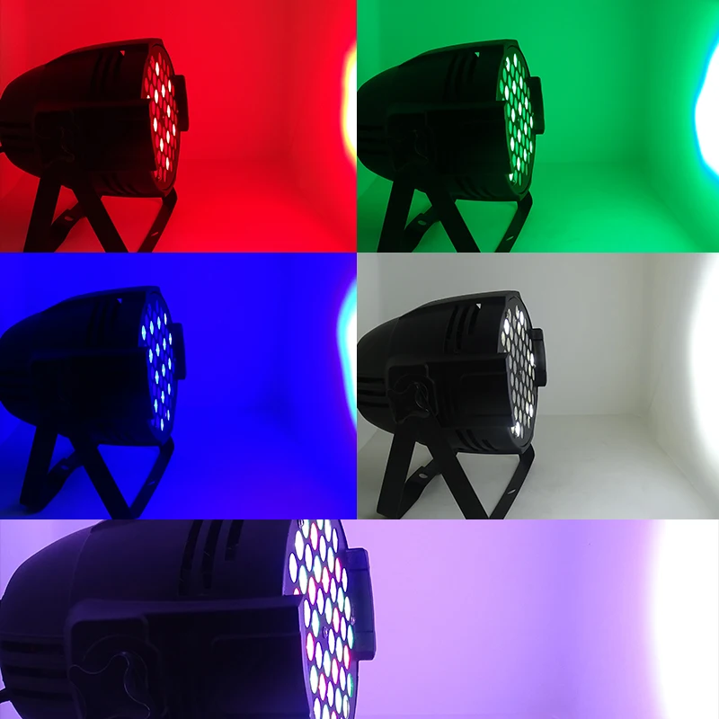 Светодиодные светильники Par 54x3w RGB 3 в 1 светодиодные диско Настенная шайба бара