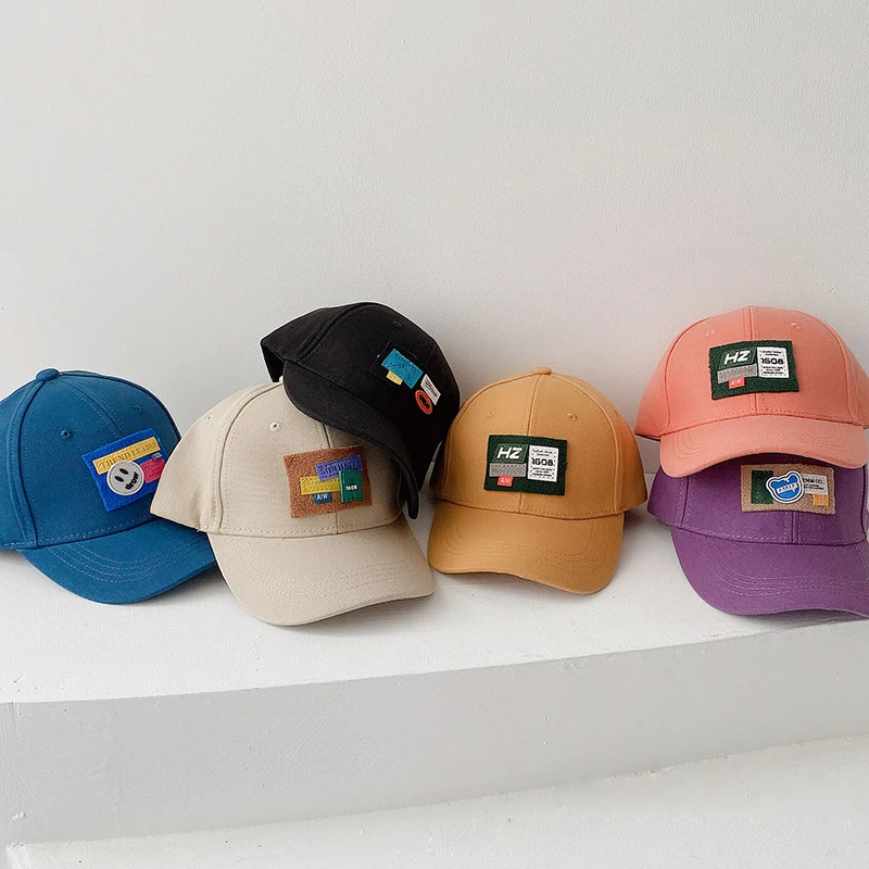 

Autumn Baseball Caps For Kids Boys Girls Sun Hats Spring Summer Cotton Baby Hats Fashion Hip Hop Children Hat