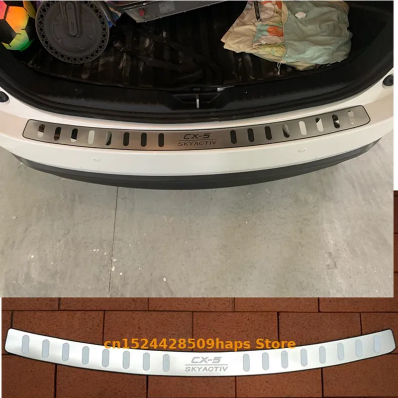 Автомобильный Стайлинг Нержавеющая сталь ультра-тонкий заднего бампера