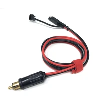diy 14awg heavy duty harness quick disconnect plug sae to din hella socket 100cm for bmw motorcycles