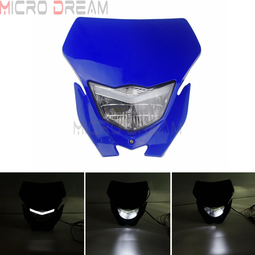 Обтекатель передней фары Enduro Supermoto H4 12 в 35 Вт для Yamaha XT WRF YZF TTR 125/225/250/450/500 |